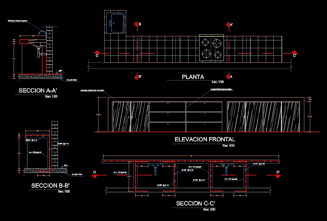 Kitchen Table Details DWG Detail for AutoCAD • Designs CAD