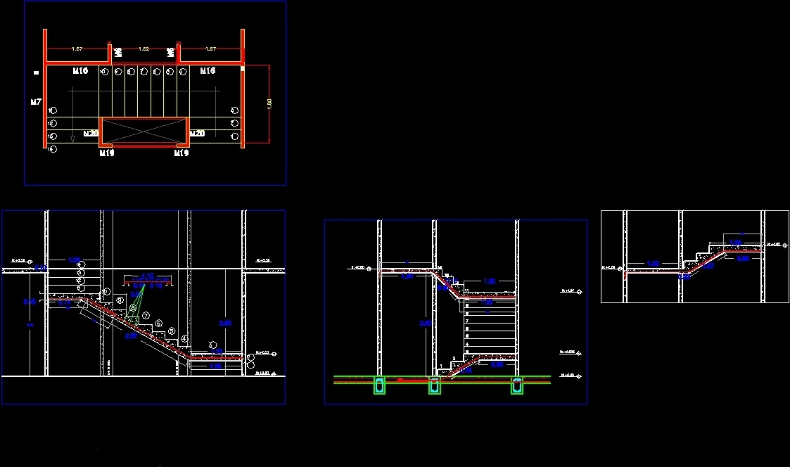 Ladder Industrialized System DWG Block for AutoCAD • Designs CAD