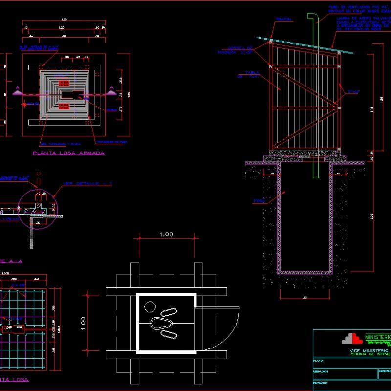 Latrine - Project DWG Full Project for AutoCAD • Designs CAD