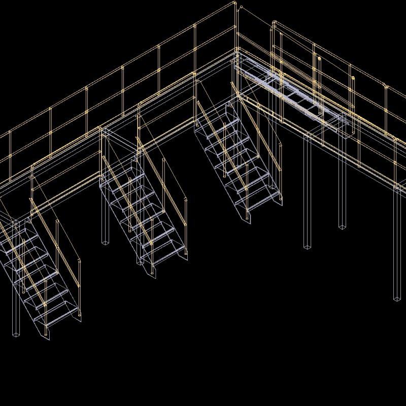 Metallic Structure DWG Block for AutoCAD • Designs CAD