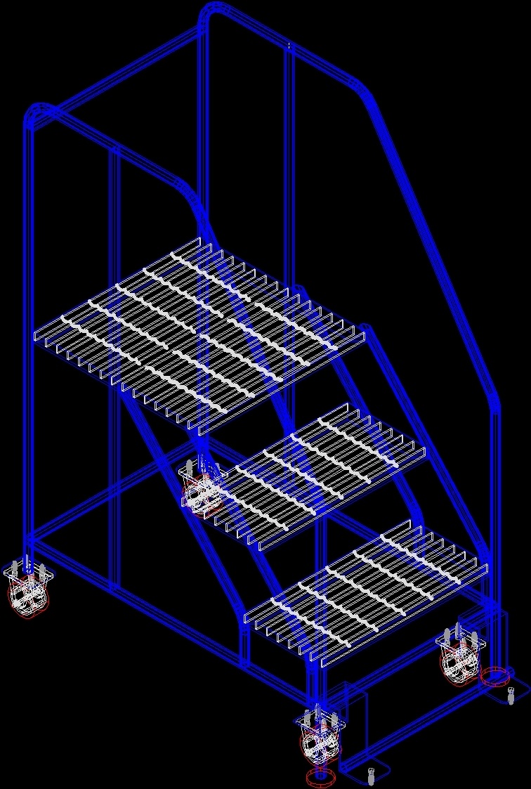 Moveable Platform 3D DWG Model for AutoCAD  Designs CAD