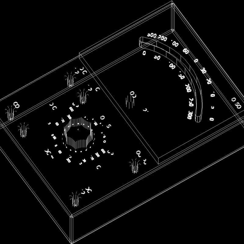 Analog Multimeter CAD Block 3D DWG | Designs CAD