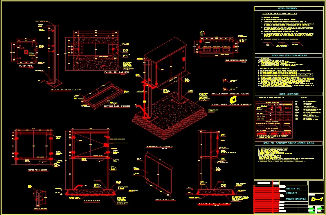 Normative Cabinet DWG Block for AutoCAD • Designs CAD