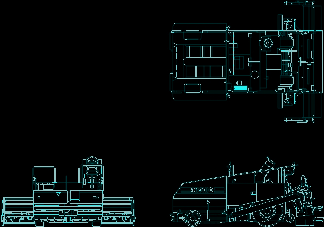 Paver Machine DWG Block for AutoCAD • Designs CAD