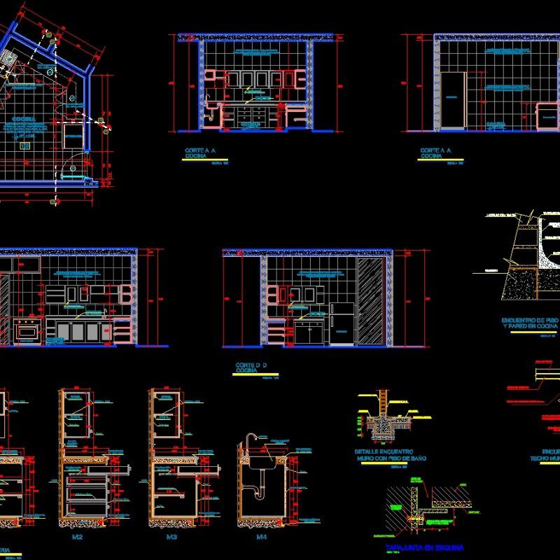 Plant Development Kitchen DWG Detail for AutoCAD • Designs CAD