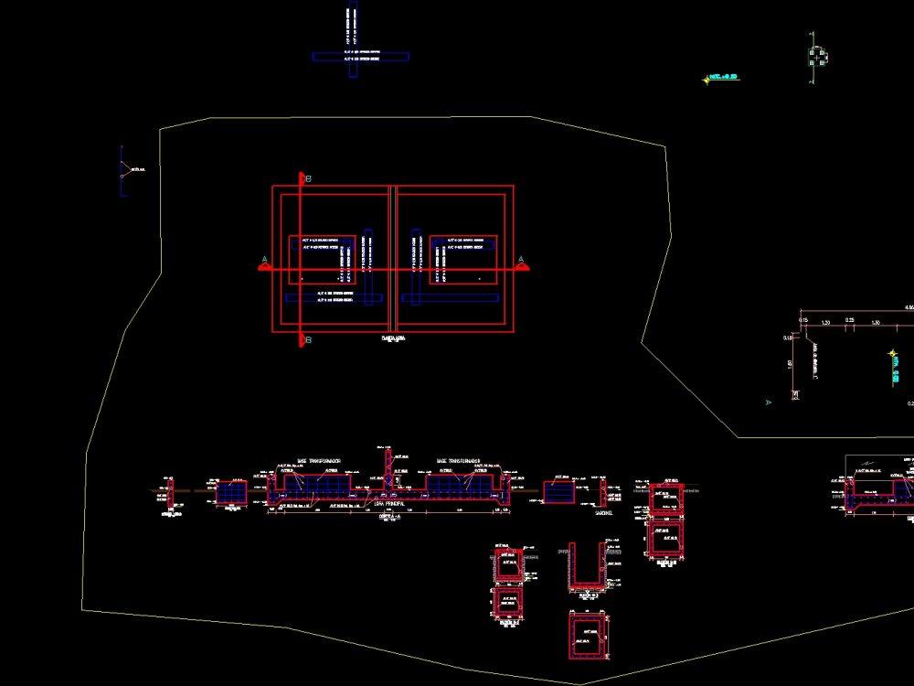 power_substation_foundation_details__2_transformers_dwg_detail_for