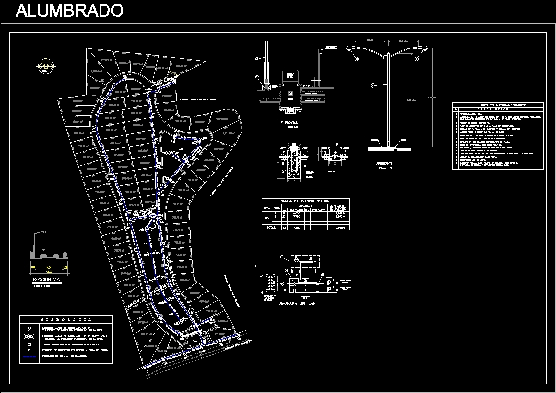 Public Lighting DWG Plan for AutoCAD  Designs CAD