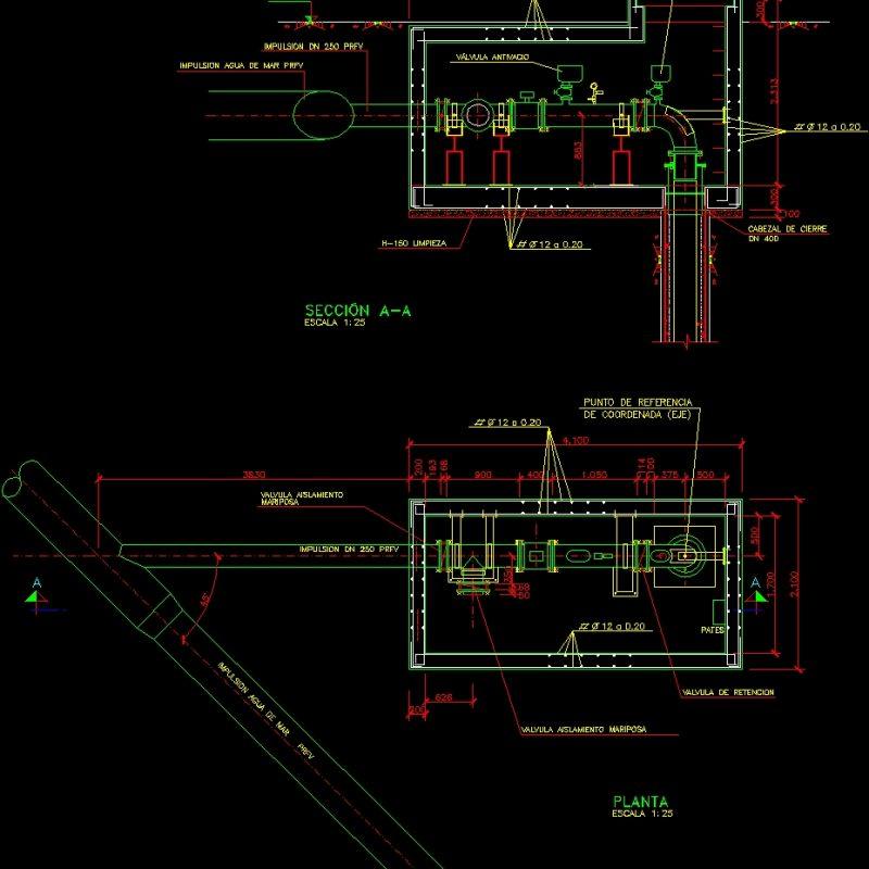 Pumping Small Chest DWG Block for AutoCAD • Designs CAD