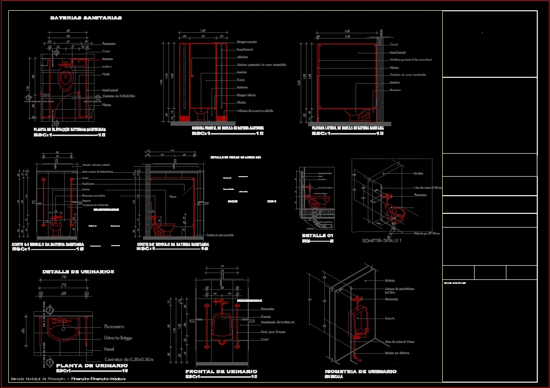 Restrooms DWG Section for AutoCAD • Designs CAD