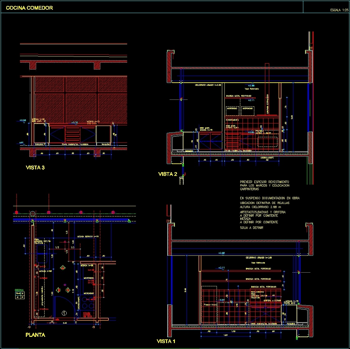 блоки кухонной мебели autocad