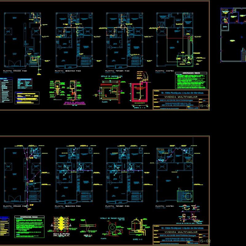 Sanitary Facilities Houses DWG Block for AutoCAD • Designs CAD