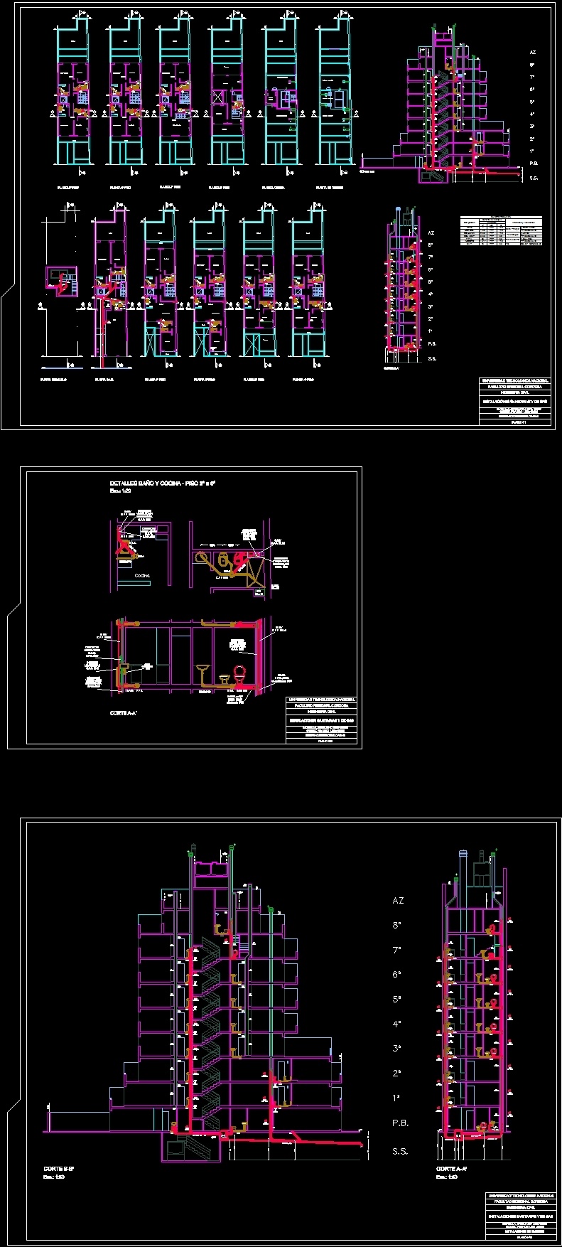 Sanitary Installation Dwg Block For Autocad • Designs Cad 