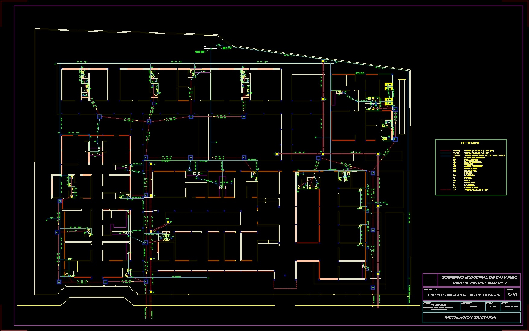 Sanitary Installation Dwg Full Project For Autocad • Designs Cad 