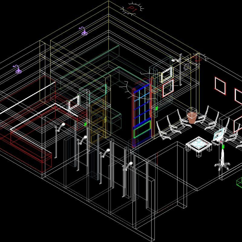 Sauna 3D DWG Model for AutoCAD • Designs CAD