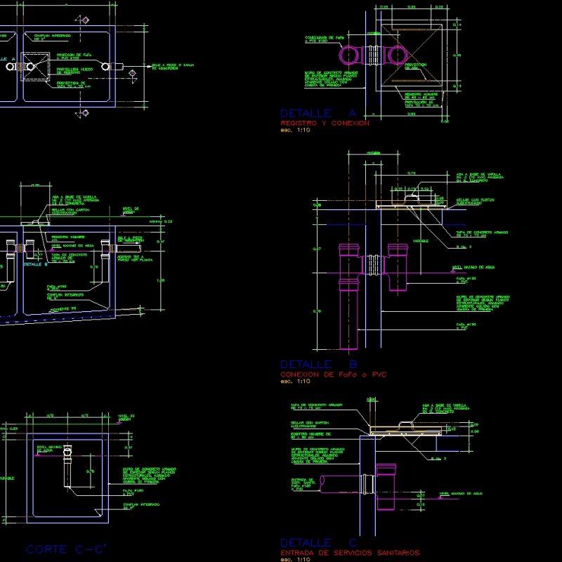 Septic Tank Dwg Block For Autocad • Designs Cad