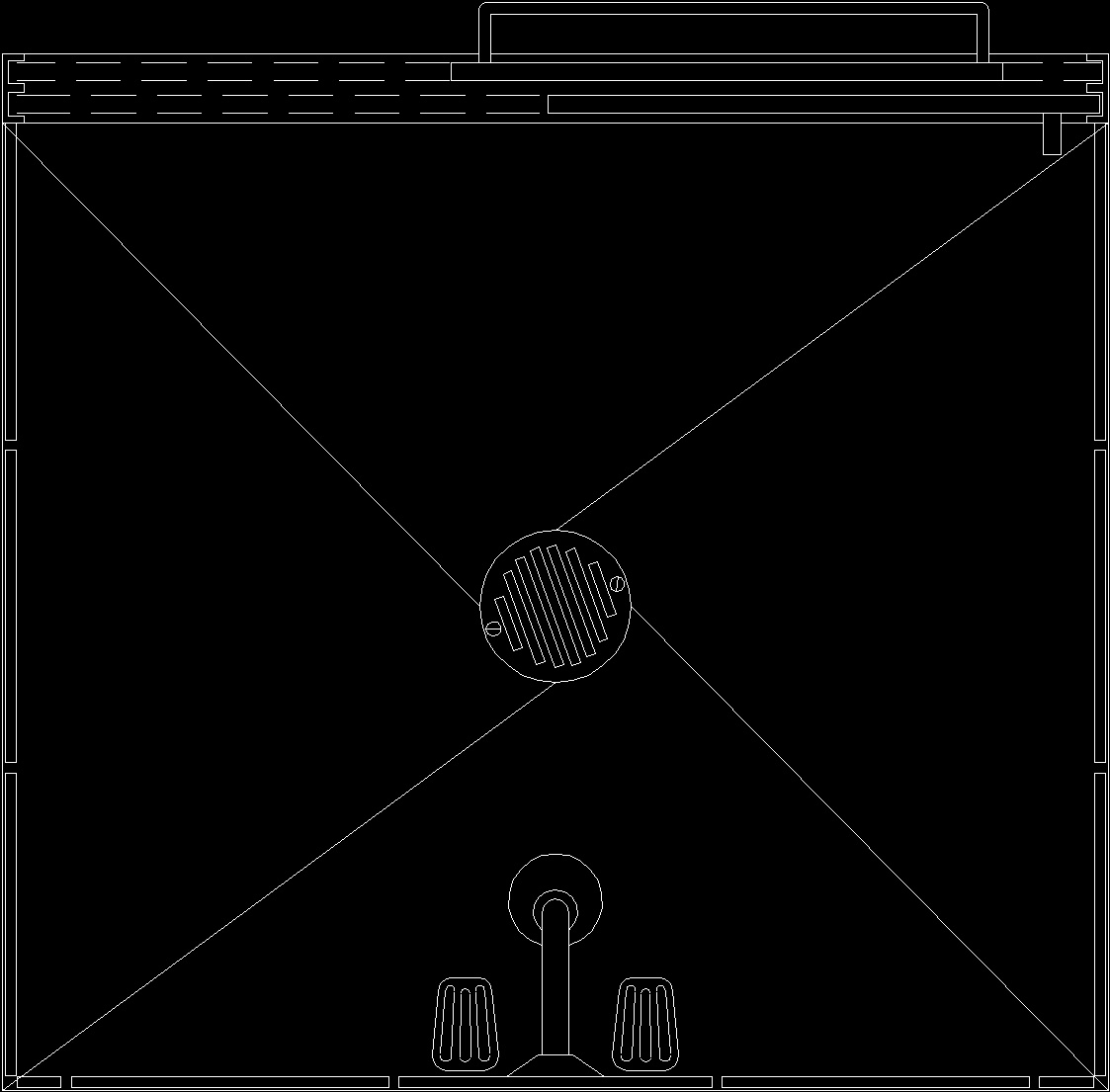 Shower Plan View 80x75cm DWG Plan for AutoCAD • Designs CAD