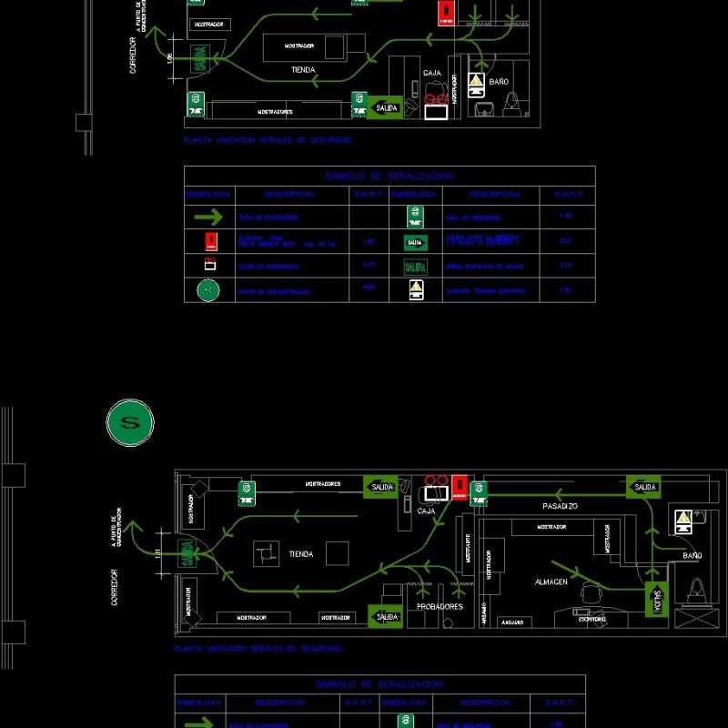 Signaling And Evacuation DWG Block for AutoCAD • Designs CAD