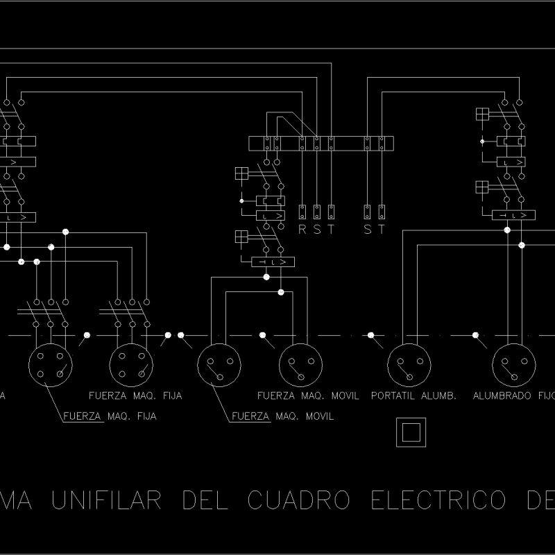 Single-Line Diagram Work DWG Block for AutoCAD • Designs CAD