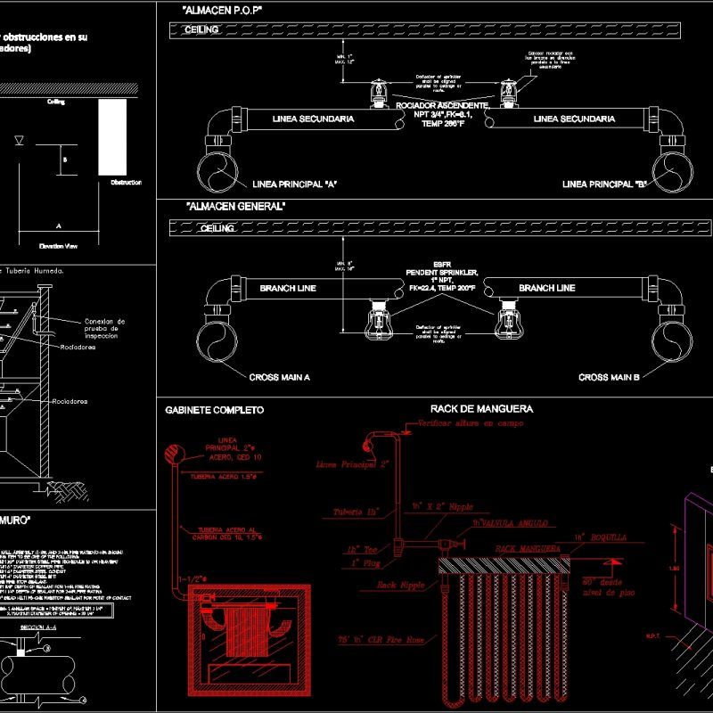Sprinklers And Hoses DWG Detail for AutoCAD • Designs CAD