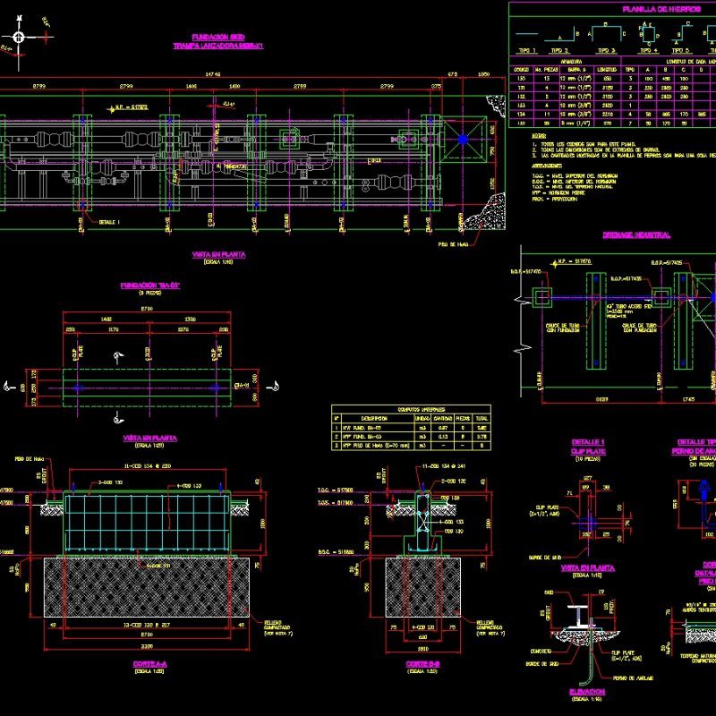 Stands Traps Hogs DWG Detail for AutoCAD • Designs CAD