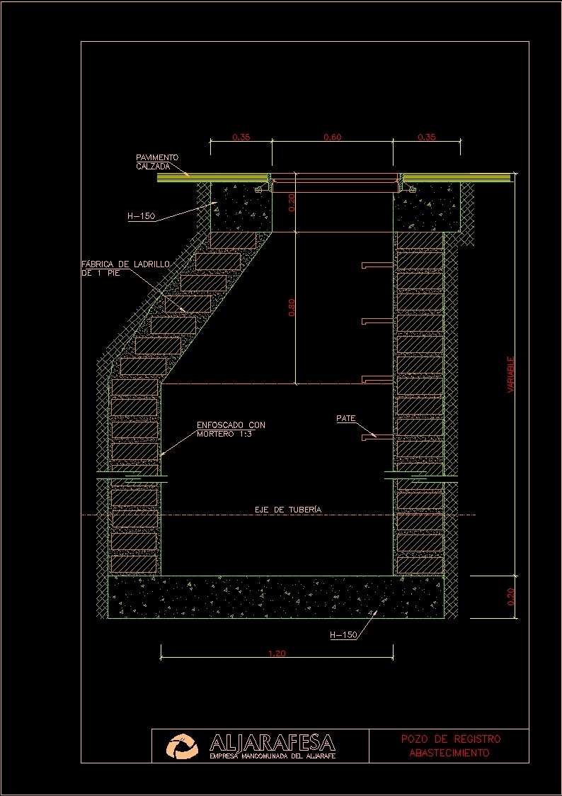 Supply Potable Water DWG Block for AutoCAD • Designs CAD