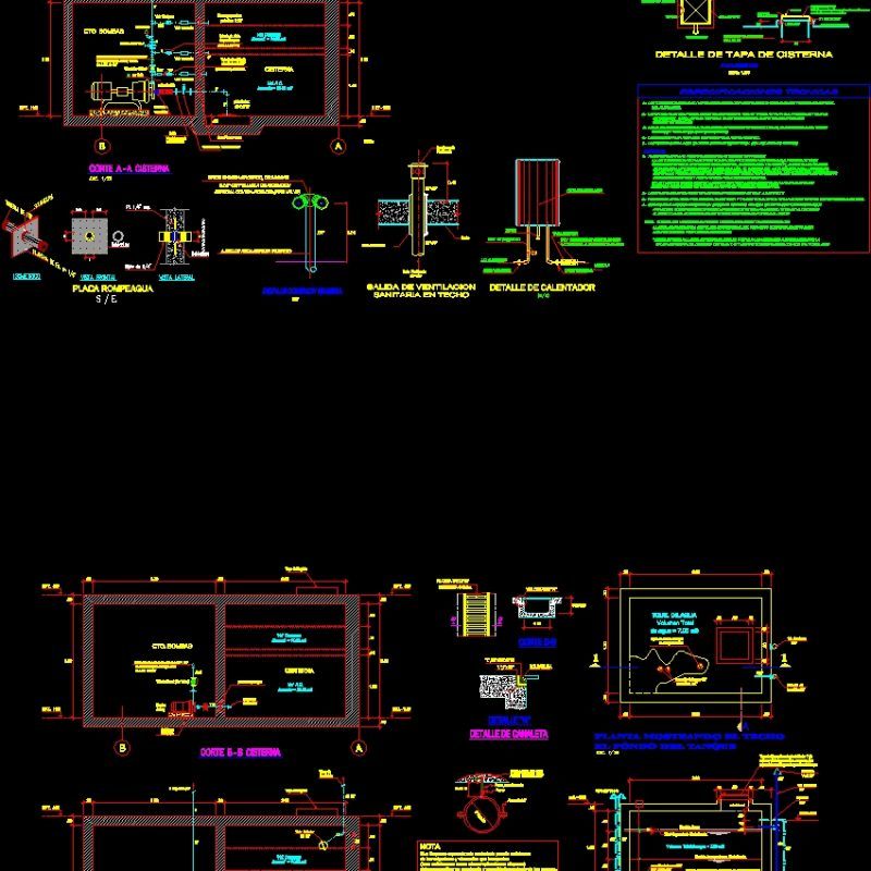 Tank Detail DWG Section for AutoCAD • Designs CAD