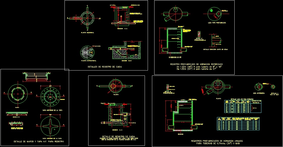 Tipical Details Of Sewer Dwg Detail For Autocad • Designs Cad