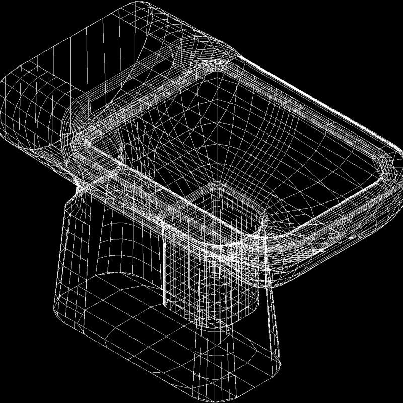 Toilet 3D DWG Model for AutoCAD • Designs CAD