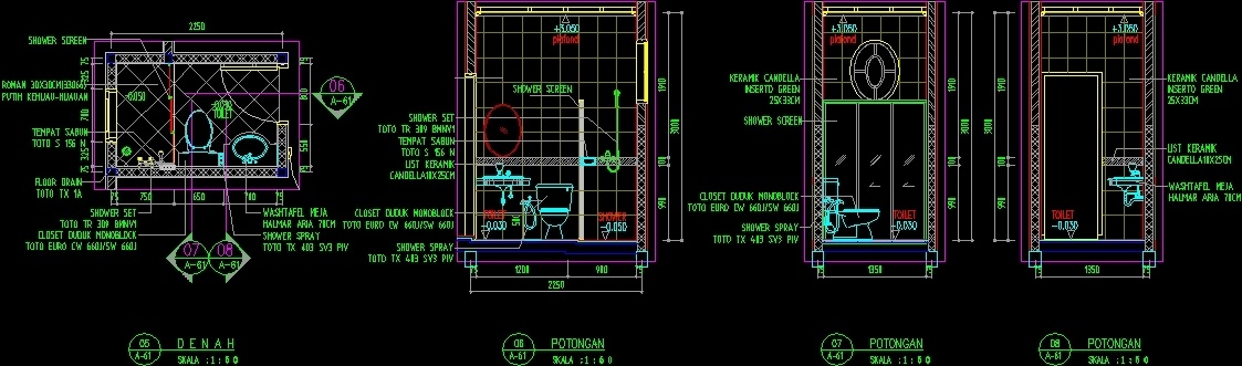 Toilet Detail  DWG  Detail  for AutoCAD  Designs CAD