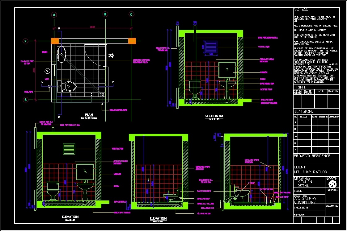 Toilet Details DWG Plan for AutoCAD • Designs CAD