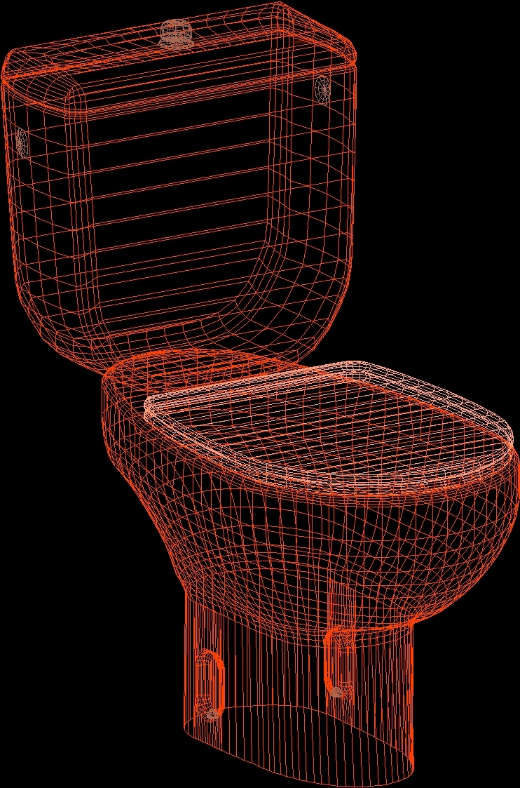 Toilets 3D DWG Model For AutoCAD • Designs CAD