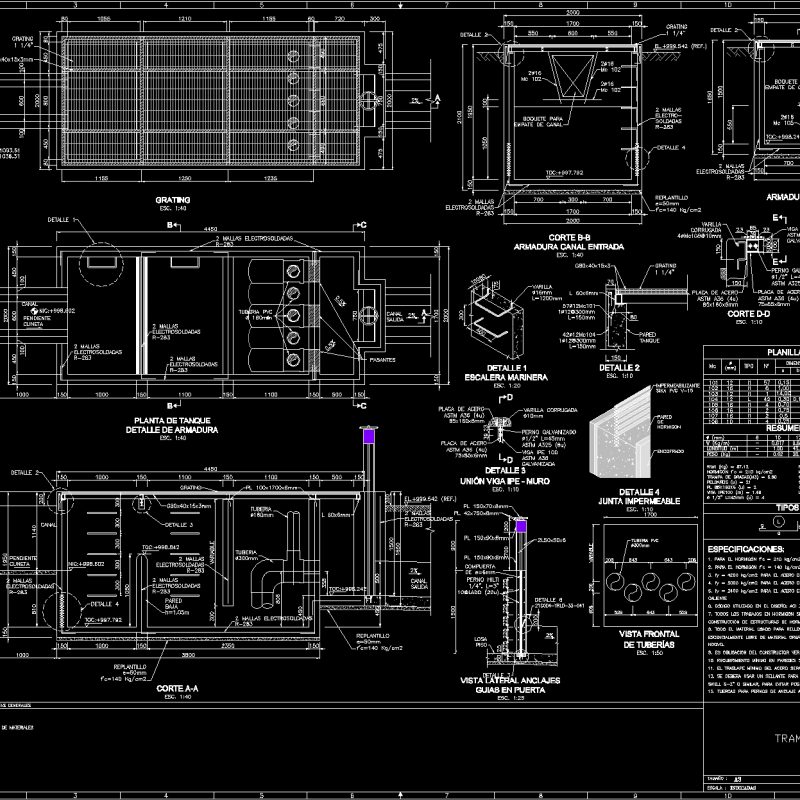 Trap Grease Box DWG Detail for AutoCAD • Designs CAD