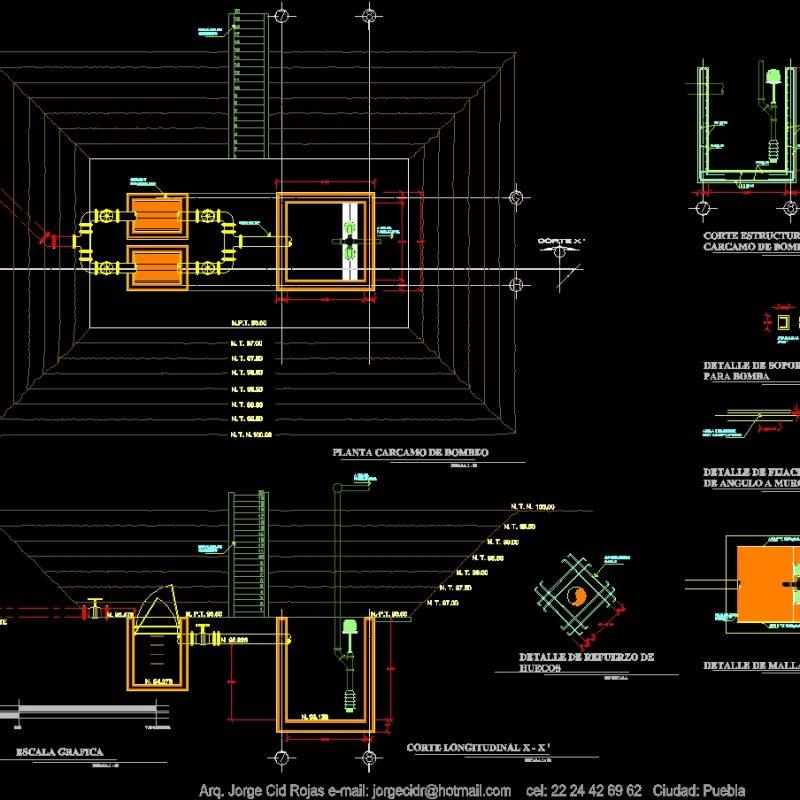 Treatment Plant Tecajetes DWG Section for AutoCAD • Designs CAD