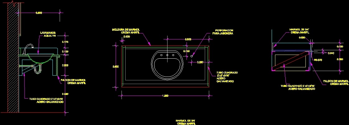 Vanitori DWG Detail for AutoCAD • Designs CAD