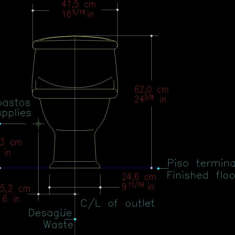 Wc Elite DWG Block for AutoCAD • Designs CAD