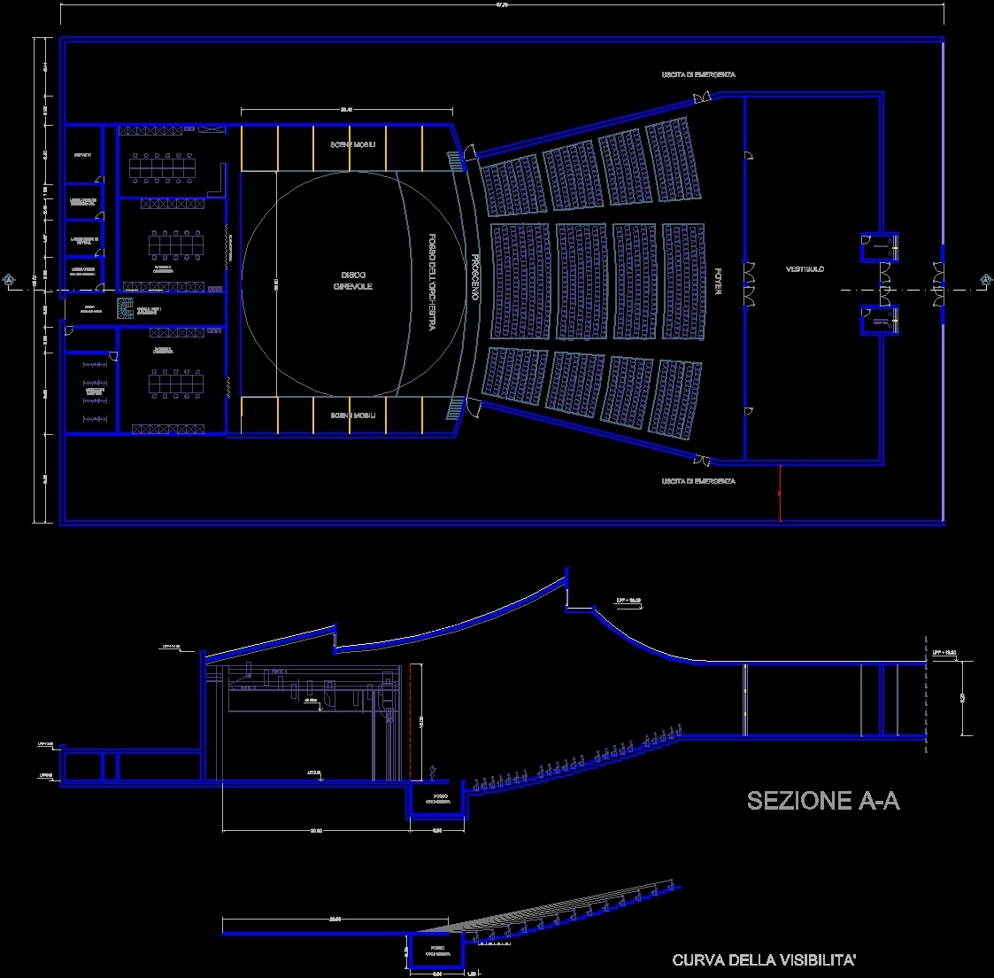  Auditorium  DWG  Block  for AutoCAD   Designs CAD 