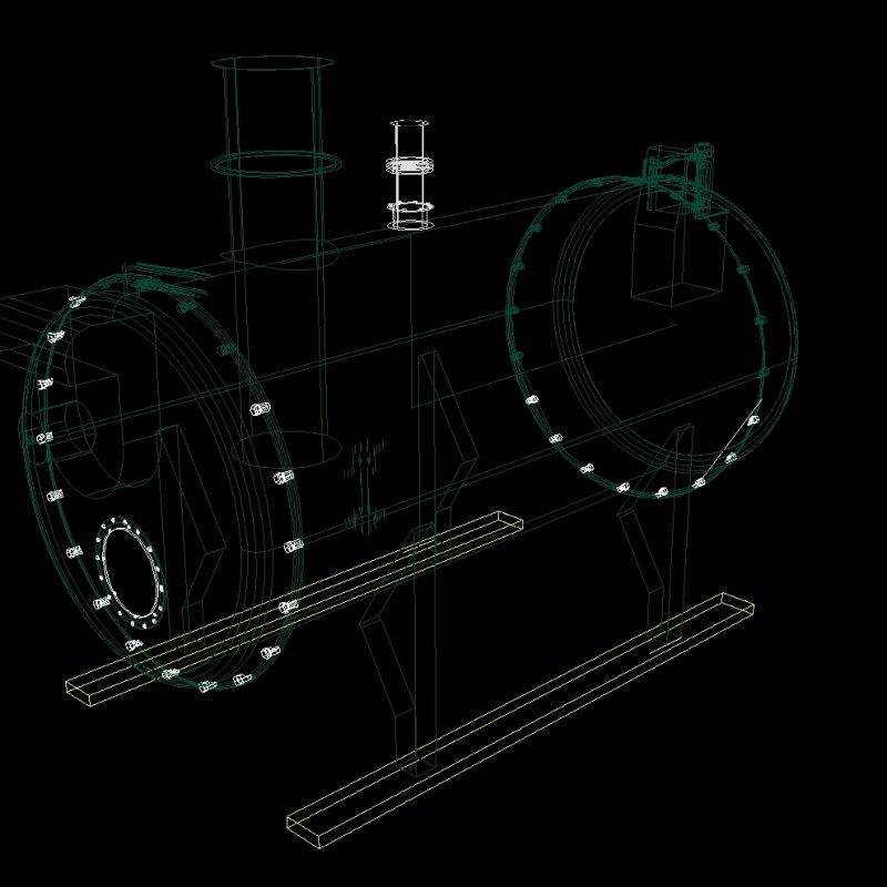 Boiler 3D DWG Model For AutoCAD • Designs CAD