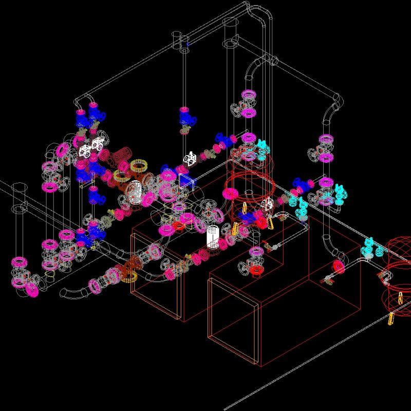 Boiler Room 3D DWG Model for AutoCAD • Designs CAD