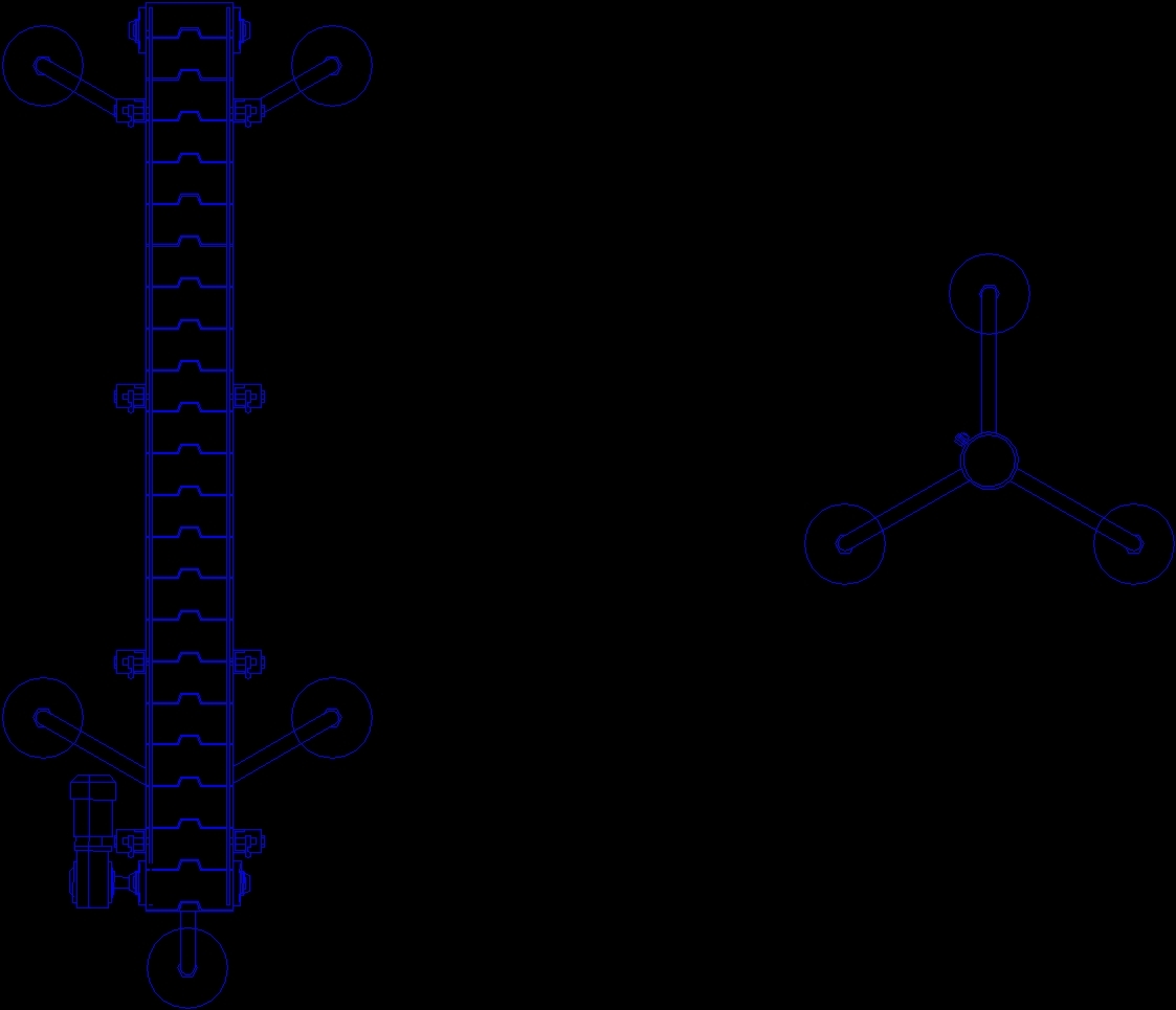 Electric Conveyor 1500 Mm DWG Block for AutoCAD • Designs CAD
