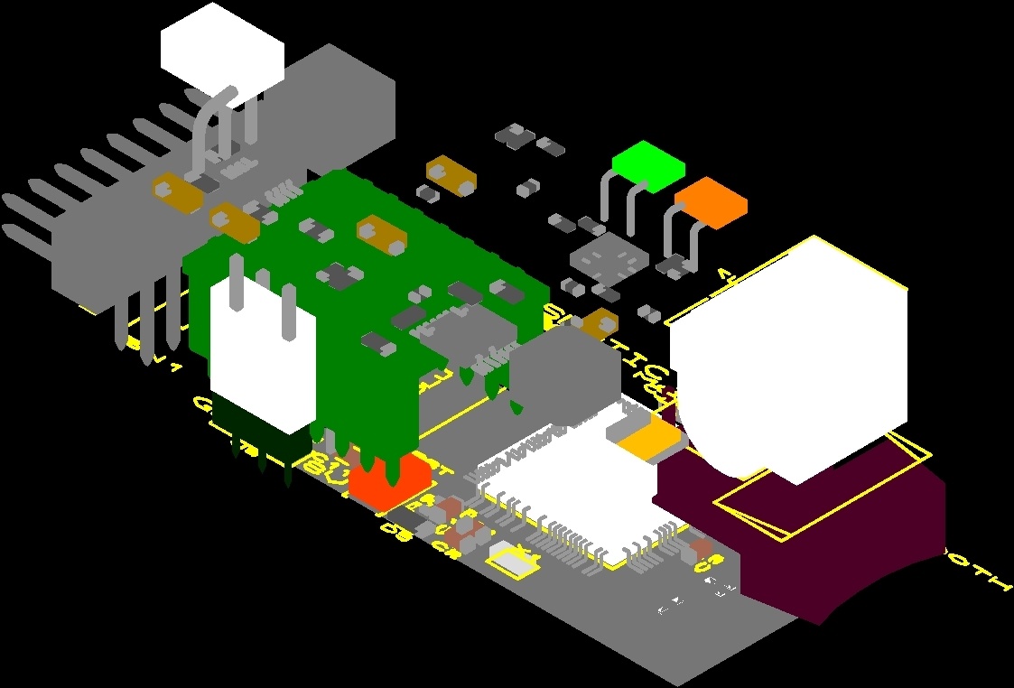 Electronic Board Design With Royal Components 11 DWG Block for AutoCAD