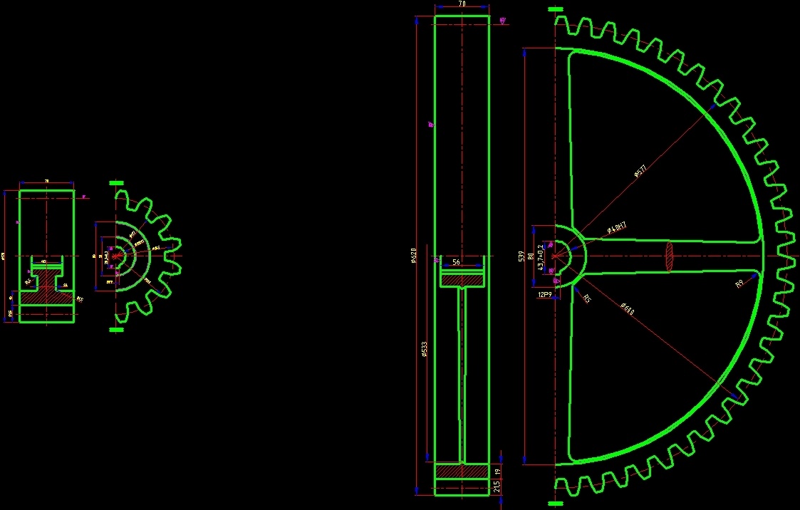 Бесплатные чертежи dwg. ПШ-28 dwg. ТС.626 dwg модель. VAG EKN m300 dwg. Шестерня dwg.