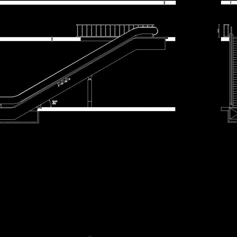 Kone Escalator DWG Elevation for AutoCAD • Designs CAD