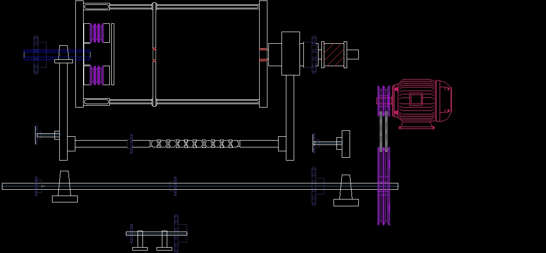 Принтер чертеж dwg