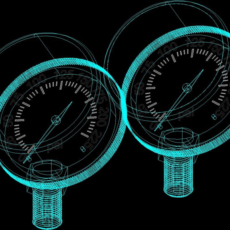 Measuring Instrument 3D DWG Model for AutoCAD • Designs CAD