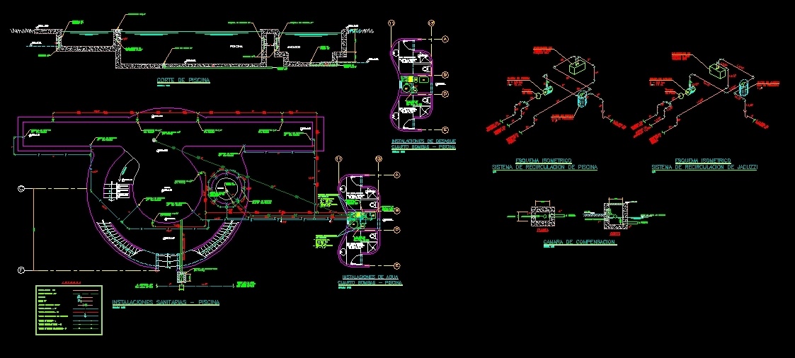 Pool DWG Detail for AutoCAD • Designs CAD