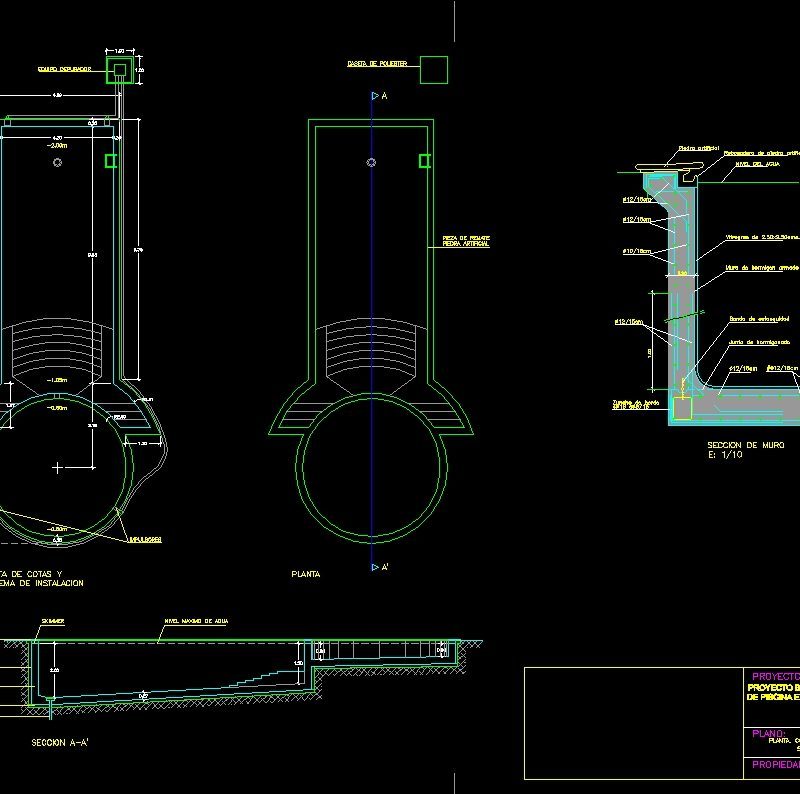 Project Pool DWG Full Project for AutoCAD • Designs CAD