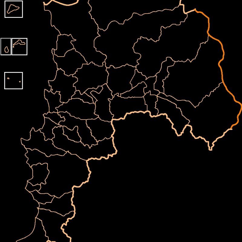 Region Of Valparaiso Chile Division DWG Block for AutoCAD • Designs CAD