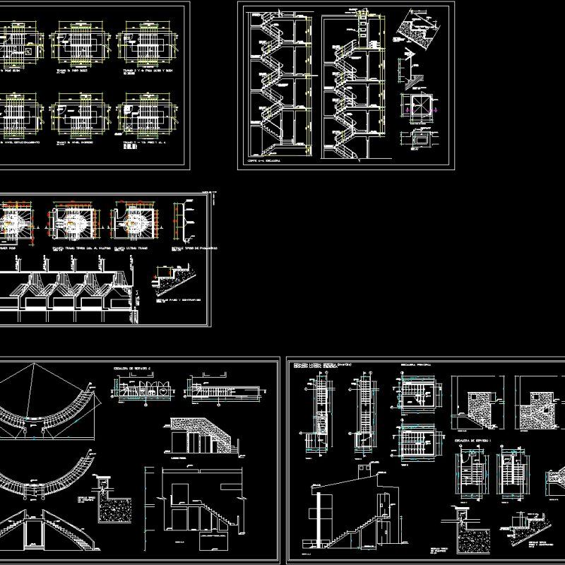 Staircase Detail Contruccion DWG Detail for AutoCAD • Designs CAD