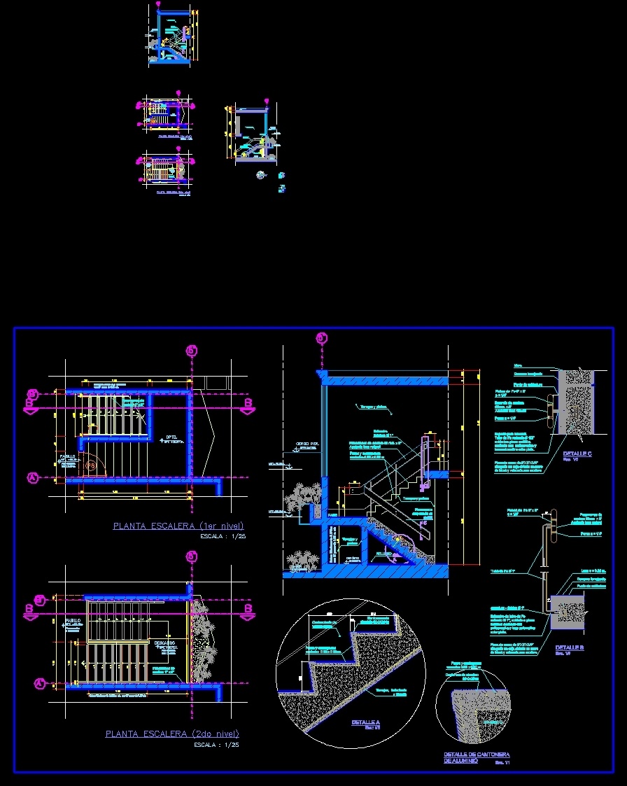 Stairs Dwg Detail For Autocad Designs Cad