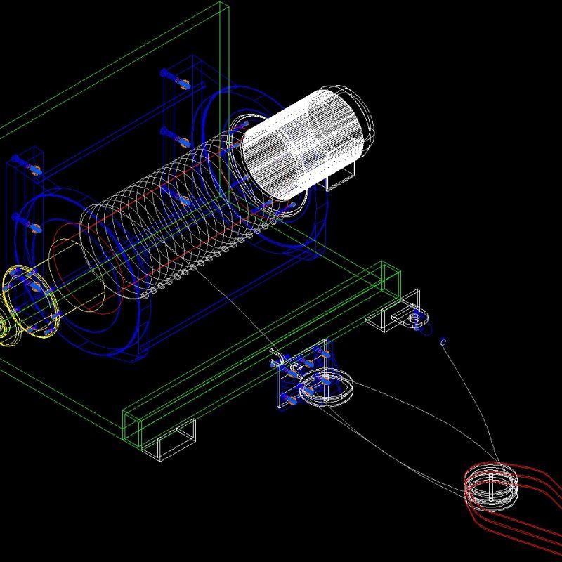 Winch 35 Tonnes 3D DWG Model for AutoCAD • Designs CAD